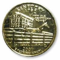 Gold State Quarters